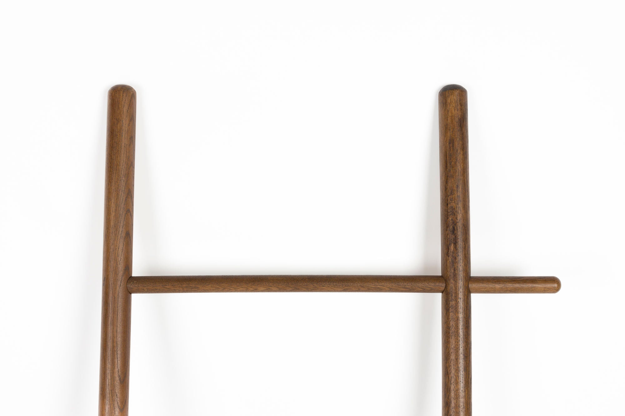 Jhon Walnut Brown Wood Ladder
